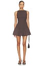 view 1 of 3 Marceline Mini Dress in Dark Chocolate