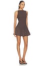 view 2 of 3 Marceline Mini Dress in Dark Chocolate