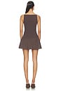 view 3 of 3 Marceline Mini Dress in Dark Chocolate