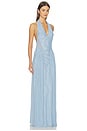 view 2 of 3 Juniper Halter Maxi Dress in Denim Blue