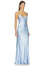 view 3 of 4 Florence Scoop Maxi Dress in Mineral Blue