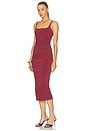 view 2 of 3 ROBE MI-LONGUE KARINA in Sangria