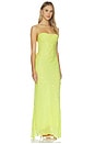 view 3 of 4 Arielle Slip Maxi Dress in Citrus