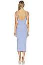view 3 of 3 VESTIDO MIDI KARINIA in Periwink;e