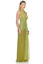 view 2 of 4 VESTIDO MAXI DRAPEADO CASSIS in Fern