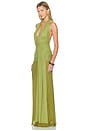 view 3 of 4 VESTIDO MAXI DRAPEADO CASSIS in Fern