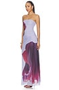 view 2 of 3 MAXIDRESS SIN TIRANTES GEORGIANA  in Bloom Floral