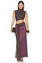view 1 of 3 ROBE CONNI  in Aubergine & Dark Chocolate