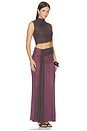view 2 of 3 ROBE CONNI  in Aubergine & Dark Chocolate