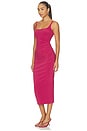 view 2 of 3 Karina Split Maxi Dress in Raspberry