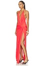 view 2 of 3 Xanthi V Neck Maxi Dress in Flame
