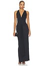 view 1 of 3 Thalia V Maxi Dress in Black