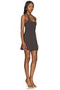 view 2 of 3 Athena Halter Mini Dress in Espresso