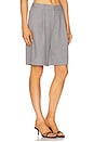view 2 of 6 Jordin Short in Charcoal Weave