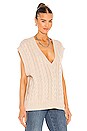 view 2 of 4 Sand Drift Knit Vest in Sand