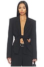 view 1 of 4 Elenora Cropped Jacket in Black