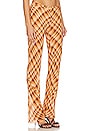 view 2 of 4 PANTALONES FLORIA in Golden Hour Check