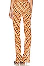 view 3 of 4 PANTALONES FLORIA in Golden Hour Check