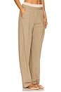 view 2 of 6 Jai Contrast Pant in Taupe & Peach