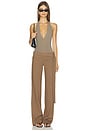 view 6 of 6 Malik Belt Pant in Taupe