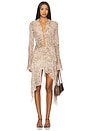 view 5 of 6 Feline Asymmetric Skirt in Faded Leopard