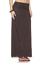 view 2 of 6 Eva Maxi Skirt in Dark Chocolate
