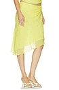 view 2 of 6 JUPE ASYMÉTRIQUE SOLACE in Citrus