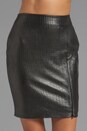 view 5 of 8 Angeliqua Zip Skirt in Black