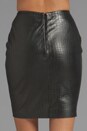 view 7 of 8 Angeliqua Zip Skirt in Black