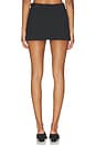 view 5 of 6 Henley Belt Skirt in Black