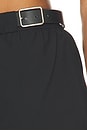 view 7 of 6 Henley Belt Skirt in Black