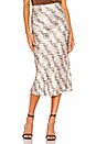 view 1 of 4 Python Midi Skirt in Snake Skin Print