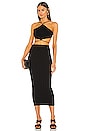 view 4 of 4 Envie Midi Skirt in Black