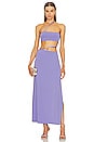 view 4 of 4 Zadie Strap Maxi Skirt in Grape
