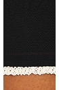 view 5 of 5 Naelle Knit Mini Skirt in Black