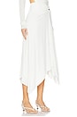 view 2 of 6 Seraphina Midi Skirt in White