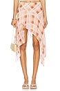 view 1 of 6 Lolita Asymmetrical Skirt in Check