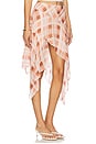 view 2 of 6 Lolita Asymmetrical Skirt in Check