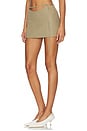 view 3 of 6 Finn Mini Skirt in Olive