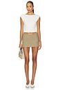 view 5 of 6 Finn Mini Skirt in Olive