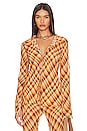 view 1 of 4 Floria Blouse in Golden Hour Check
