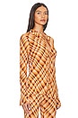 view 2 of 4 Floria Blouse in Golden Hour Check