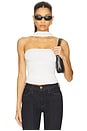 view 1 of 4 Vida Ruched Top in White
