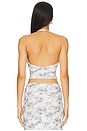 view 3 of 4 Riva Halter Top in Porcelain Rose