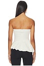 view 3 of 4 Rowena Strapless Top in White