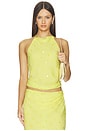 view 1 of 5 Solace Halter Top in Citrus