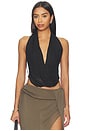 view 1 of 5 Iris Halter Top in Black