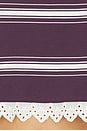 view 5 of 5 Luisa Cropped Jersey in Plum & Cream