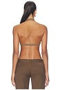 view 4 of 4 Malik Drape Top in Taupe