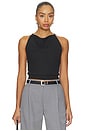 view 1 of 4 Elenora Racer Top in Black